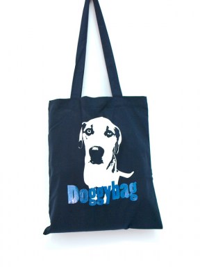 Baumwolltasche Motiv Doggybag -Niedlicher Hund mit Schriftzug